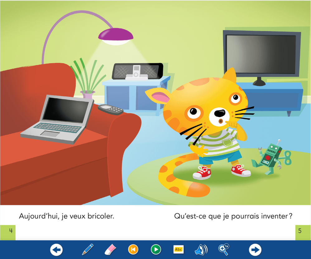 Livre numérique interactif - manuel Alphabétik 1re année du primaire