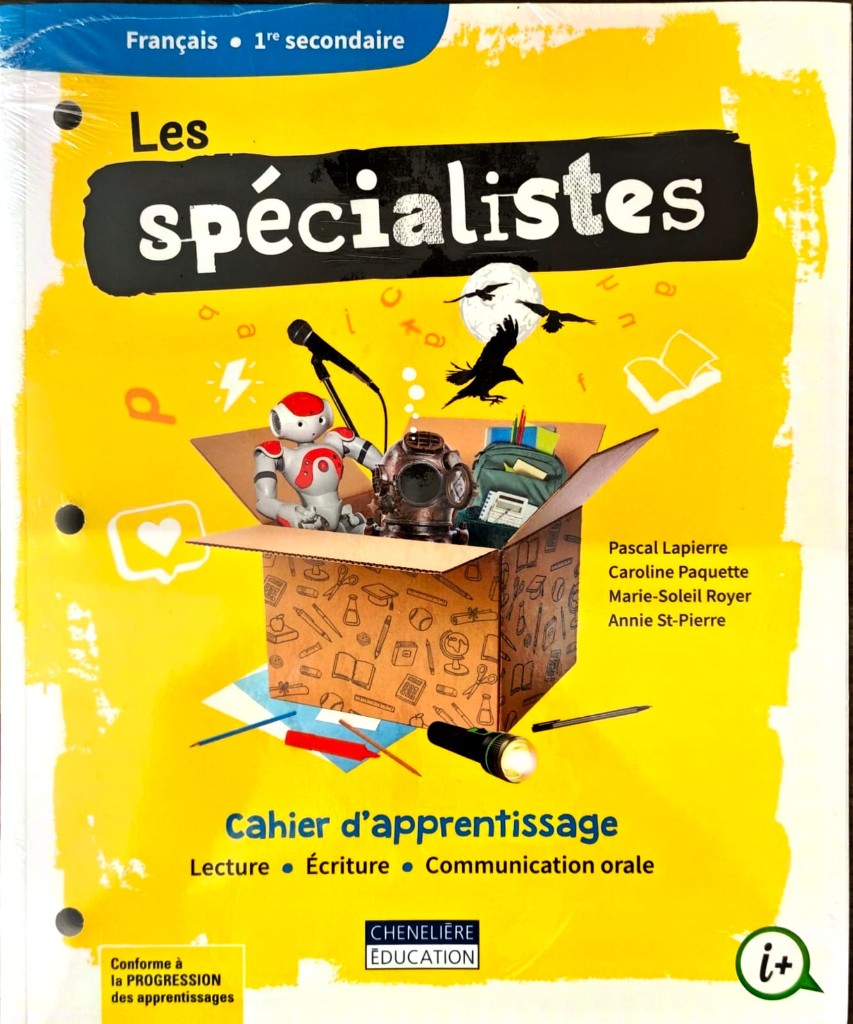 Les Spécialistes 1re secondaire - Français - Chenelière